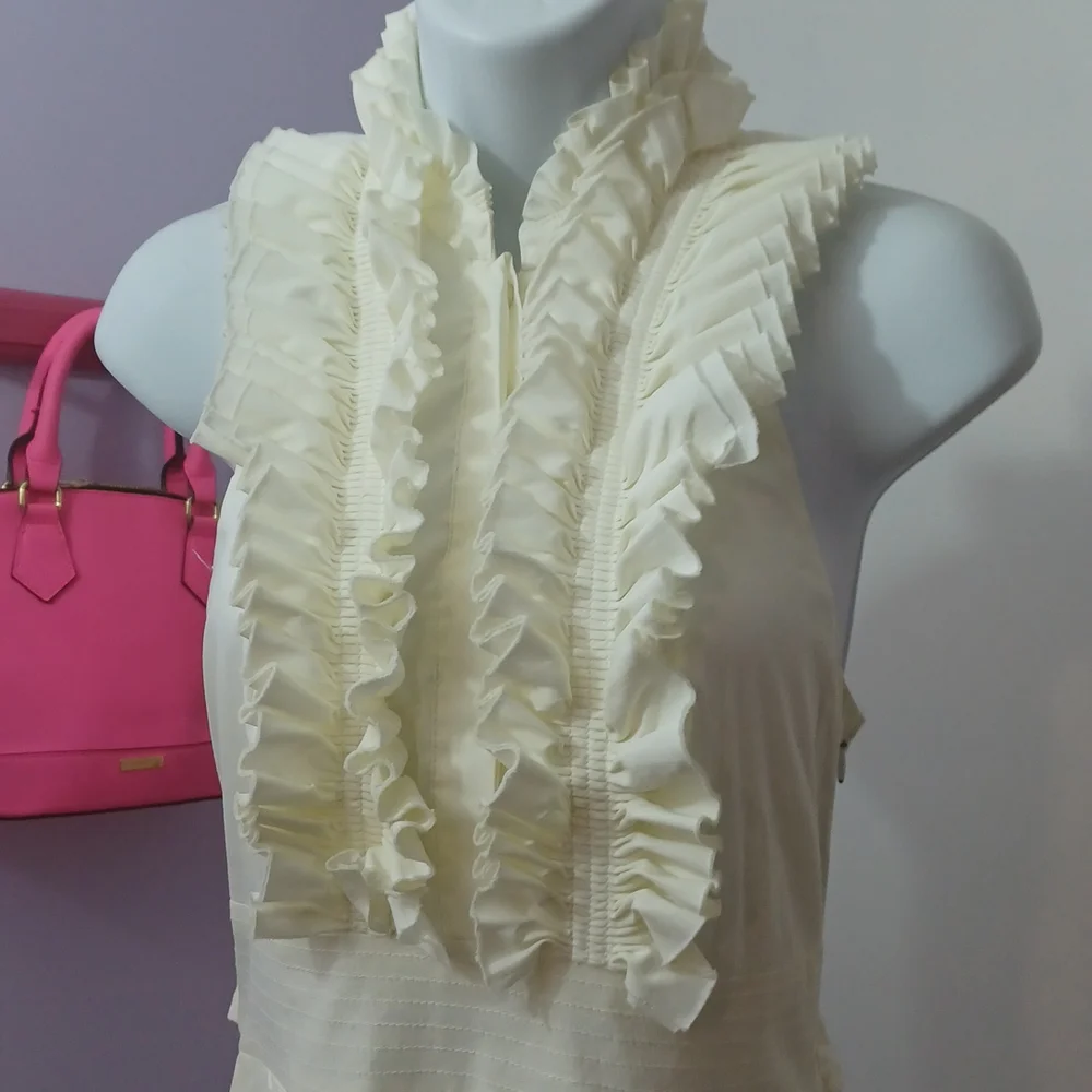BCBG MAXAZRIA BEAUTIFUL HALTER DRESS SZ 2 - Picture 3 of 11